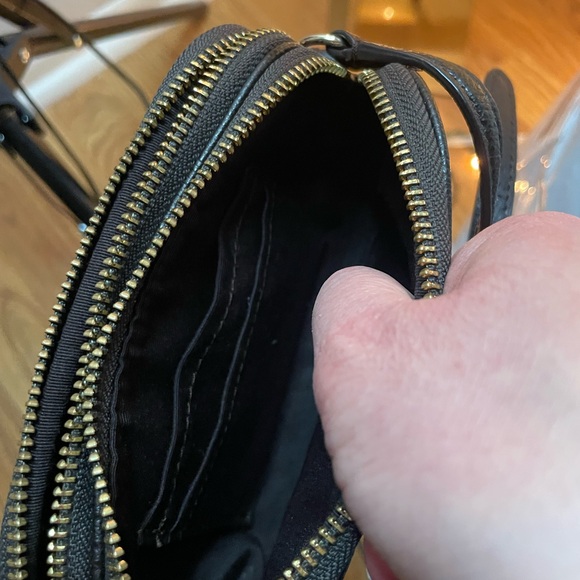 Coach Animal Print Crossbody Bag - Black, Brown, and Cream - Picture 8 of 10